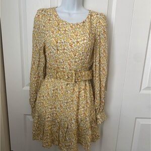 Floral Yellow Dress